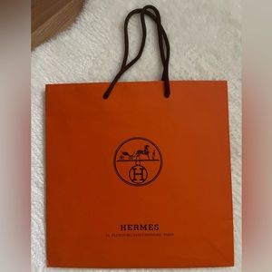 Hermes paper bags various sizes; see screenshots for sizes.